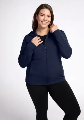 Zoey Zip Up Hoodie • Final Sale Deals! - Deep Navy