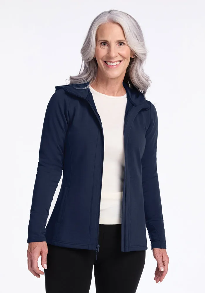 Zoey Zip Up Hoodie • Final Sale Deals! - Deep Navy